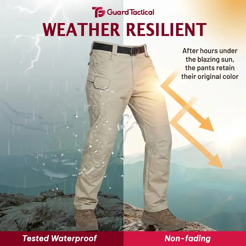 GuardTactical - Waterproof Stretch Multi-Pocket Cargo Pants