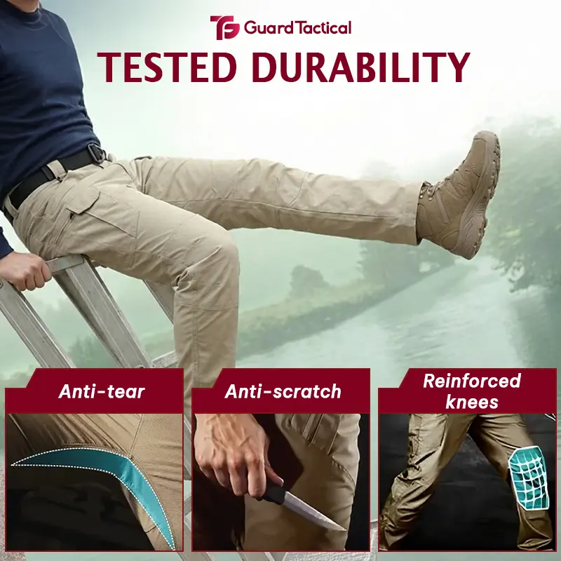 GuardTactical - Waterproof Stretch Multi-Pocket Cargo Pants