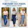 ComfiJeans - Flattering High Waist Ultra-Stretch Mom Jeans