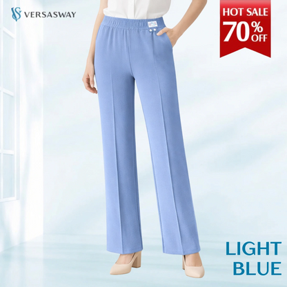 VersaSway - Ultra Smooth High Rise Elastic Waist Comfy Pants