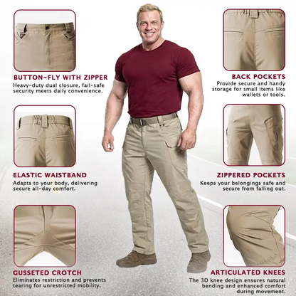 GuardTactical - Waterproof Stretch Multi-Pocket Cargo Pants